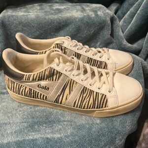 Gola Anthropologie Women's Orchid 11 Africa Animal Print Sneakers